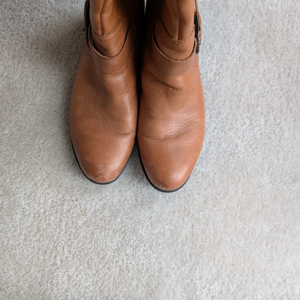 Brown Leather Riding Boots - Picture 9 of 14